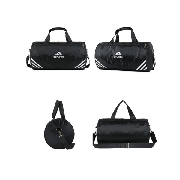 Sport Gym Duffel Bag with Shoes Compartment - Sport Gym Duffel Bag with Shoes Compartment - Image 2 of 3