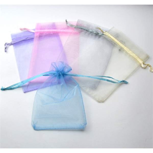 Organza Drawstring Gift Bag Pouch - Organza Drawstring Gift Bag Pouch - Image 1 of 3