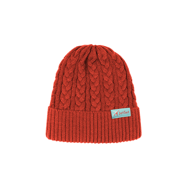 Pantone Matched Cable Knit Beanie with Cuff - Pantone Matched Cable Knit Beanie with Cuff - Image 0 of 5
