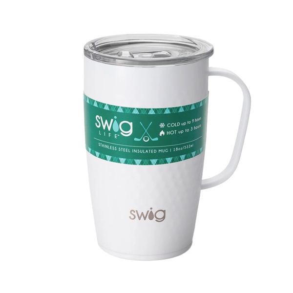 Swig 18oz Golf Partee Travel Mug - Swig 18oz Golf Partee Travel Mug - Image 2 of 4