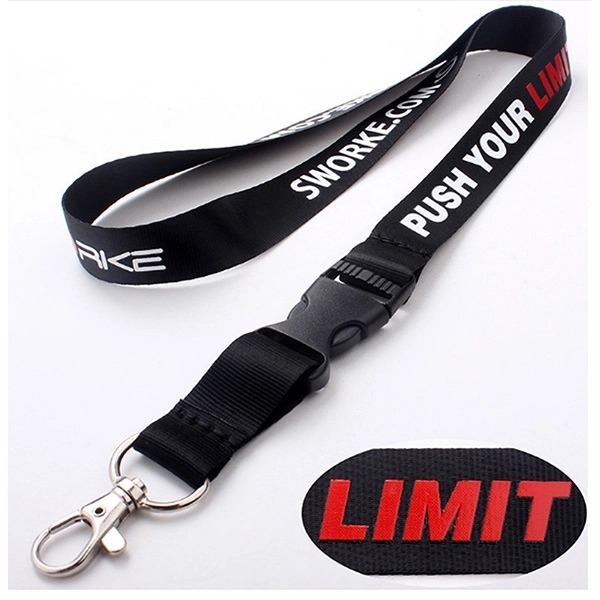 3/4" Nylon Lanyard with Buckle Release - 3/4" Nylon Lanyard with Buckle Release - Image 3 of 29