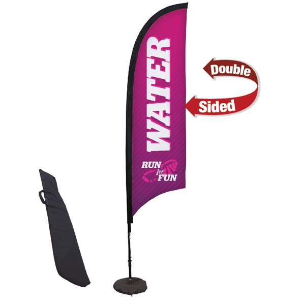9'' Premium Razor Sail Sign, 2-Sided, Scissor Base - 9'' Premium Razor Sail Sign, 2-Sided, Scissor Base - Image 0 of 0
