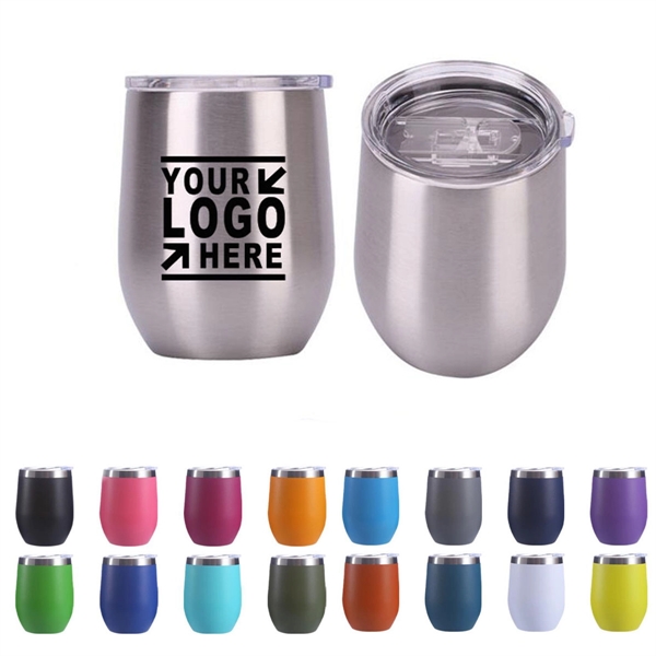 12OZ Stainless steel Wine Glass - 12OZ Stainless steel Wine Glass - Image 0 of 2