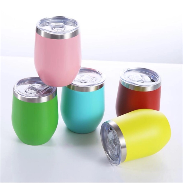 12OZ Stainless steel Wine Glass - 12OZ Stainless steel Wine Glass - Image 1 of 2