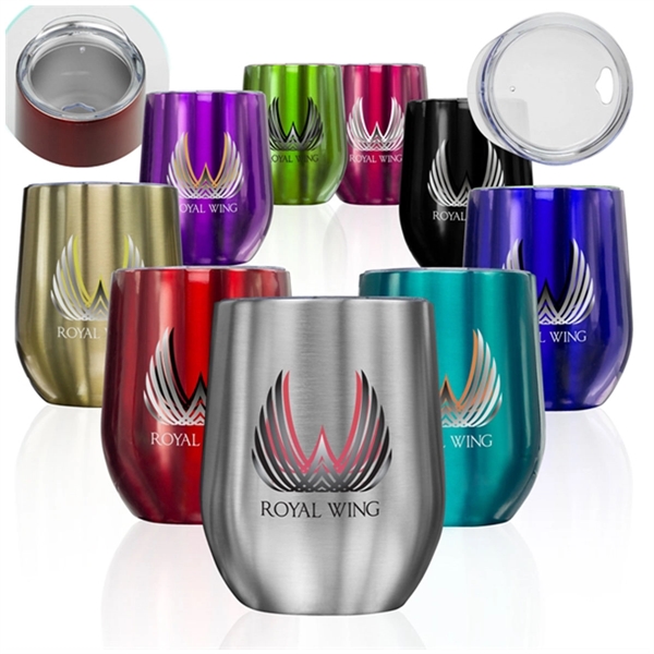 12OZ Stainless steel Wine Glass - 12OZ Stainless steel Wine Glass - Image 2 of 2