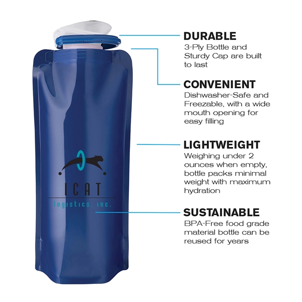 VAPUR® SOLIDS FOLDING ANTI-BOTTLE 1L - VAPUR® SOLIDS FOLDING ANTI-BOTTLE 1L - Image 2 of 8