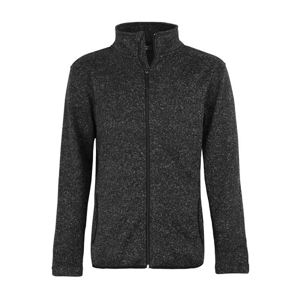 Men's Full-Zip Sweater Fleece Jacket - Men's Full-Zip Sweater Fleece Jacket - Image 4 of 5