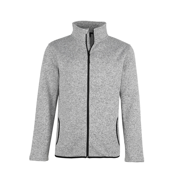 Men's Full-Zip Sweater Fleece Jacket - Men's Full-Zip Sweater Fleece Jacket - Image 2 of 5