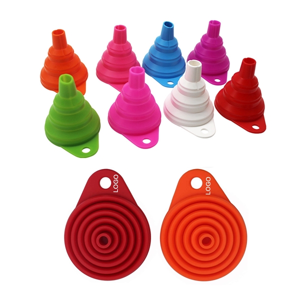 Silicone collapsable funnels kitchen - Silicone collapsable funnels kitchen - Image 0 of 4