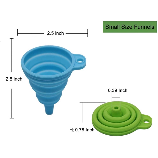 Silicone collapsable funnels kitchen - Silicone collapsable funnels kitchen - Image 1 of 4