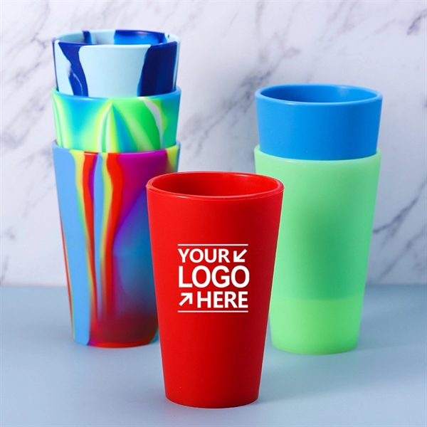 Unbreakable Silicone Cup Drinkware Rubber Pint Glasses - Unbreakable Silicone Cup Drinkware Rubber Pint Glasses - Image 0 of 4