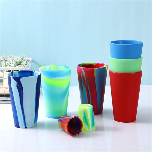 Unbreakable Silicone Cup Drinkware Rubber Pint Glasses - Unbreakable Silicone Cup Drinkware Rubber Pint Glasses - Image 1 of 4