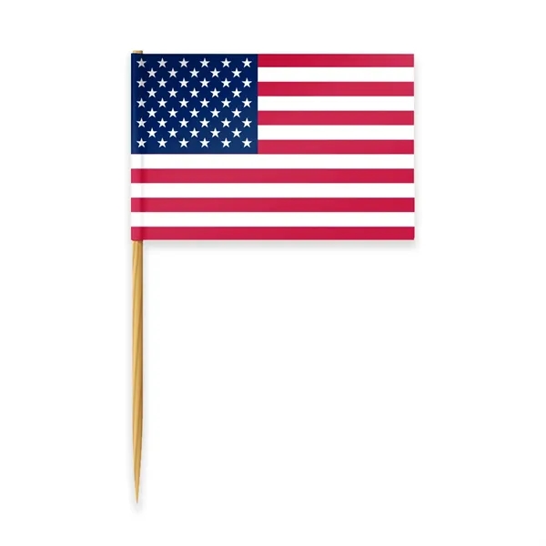 USA Toothpick Flag with a 2.75" Toothpick - USA Toothpick Flag with a 2.75" Toothpick - Image 1 of 1