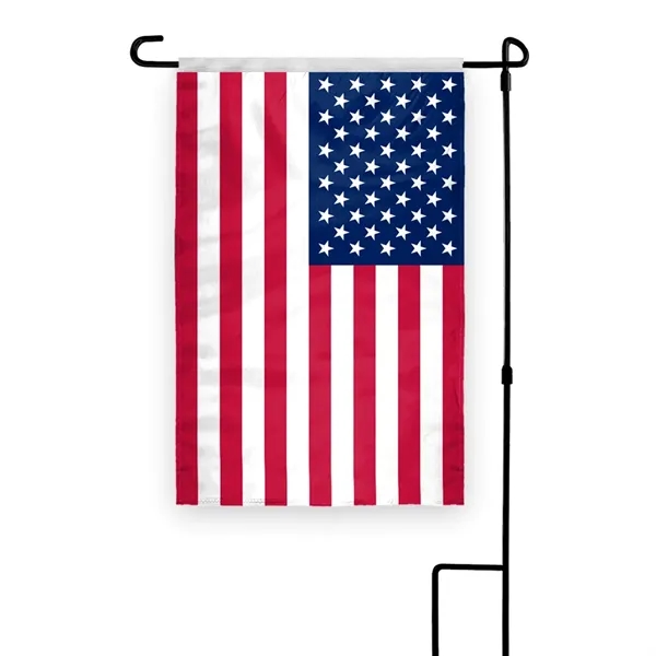USA Embroidered Garden Flags - USA Embroidered Garden Flags - Image 1 of 1