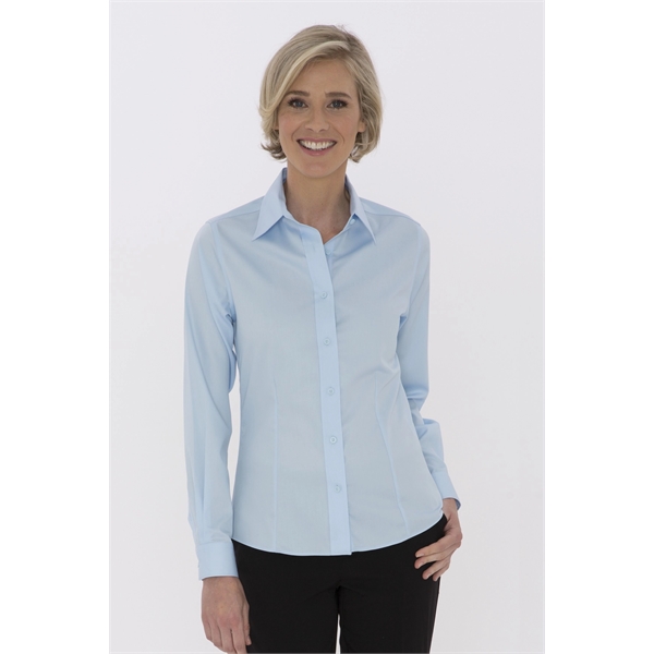 COAL HARBOUR® NON-IRON100% COTTON TWILL LADIES' SHIRT - COAL HARBOUR® NON-IRON100% COTTON TWILL LADIES' SHIRT - Image 3 of 3
