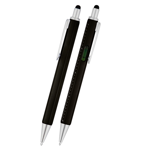 4-In-1 Carpenter Stylus Pen - 4-In-1 Carpenter Stylus Pen - Image 1 of 12