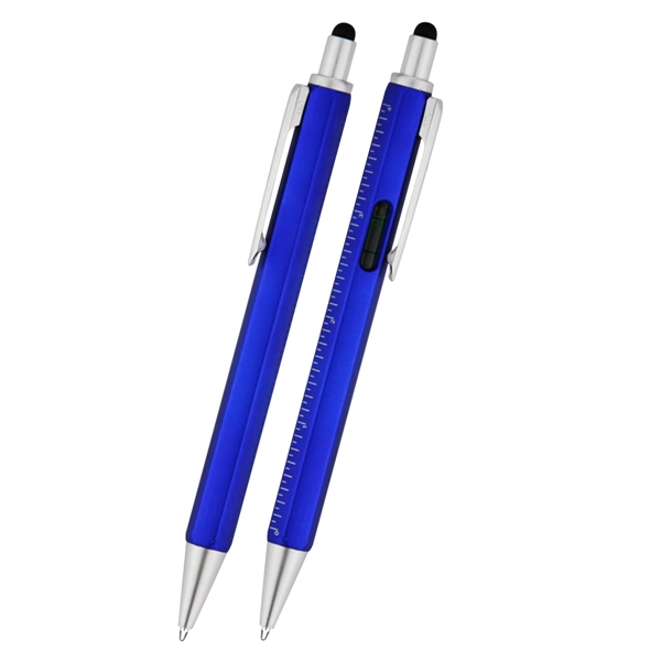 4-In-1 Carpenter Stylus Pen - 4-In-1 Carpenter Stylus Pen - Image 4 of 12