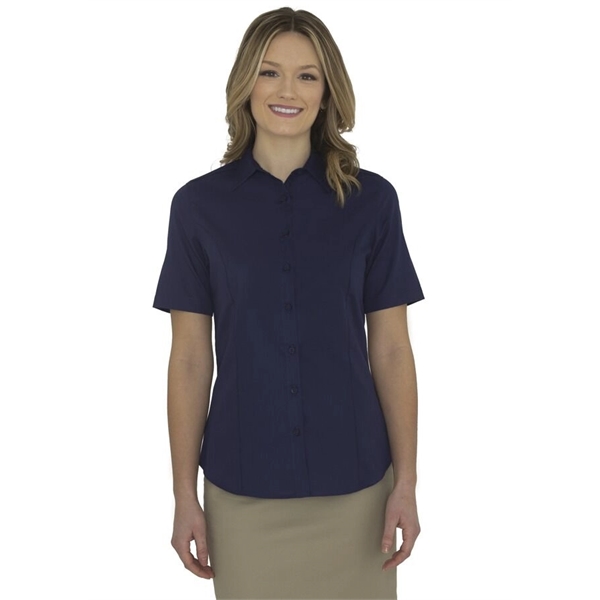 Coal Harbour® Everyday Short Sleeve Woven Ladies' Shirt - Coal Harbour® Everyday Short Sleeve Woven Ladies' Shirt - Image 0 of 9