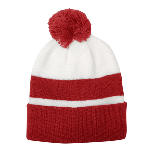 Campus Pom Beanie - Campus Pom Beanie - Image 4 of 12