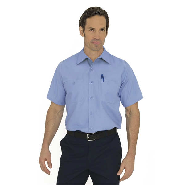 Red Kap® Industrial Short Sleeve Work Shirt - Red Kap® Industrial Short Sleeve Work Shirt - Image 10 of 10