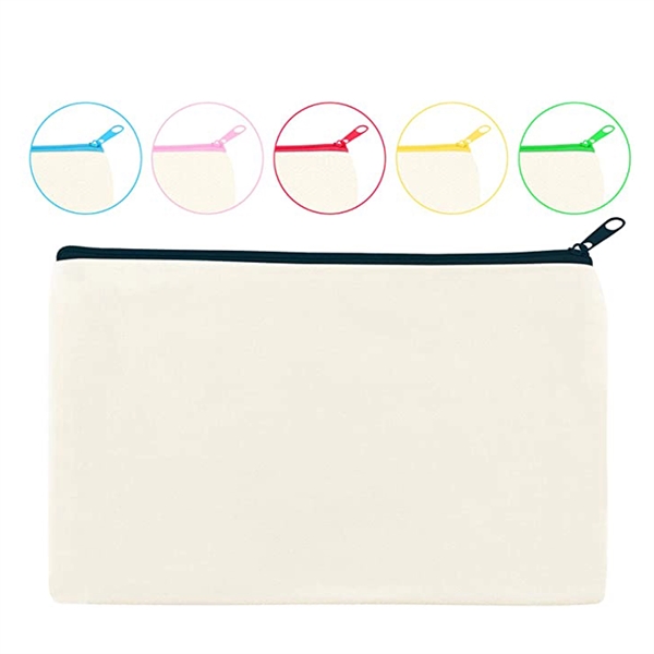 Multi-Color Zipper Pouch Pencil Case - Multi-Color Zipper Pouch Pencil Case - Image 0 of 1