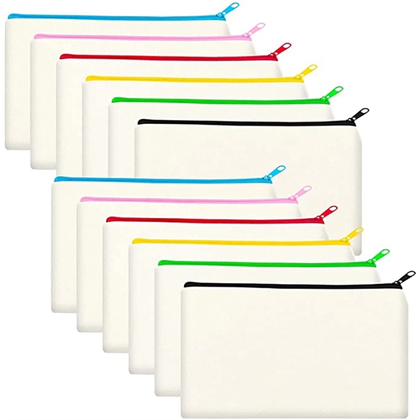 Multi-Color Zipper Pouch Pencil Case - Multi-Color Zipper Pouch Pencil Case - Image 1 of 1