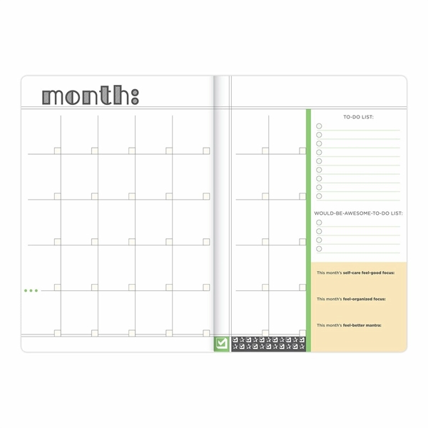 Make a Plan Undated Planner and Weekly Agenda Notebook - Make a Plan Undated Planner and Weekly Agenda Notebook - Image 4 of 6