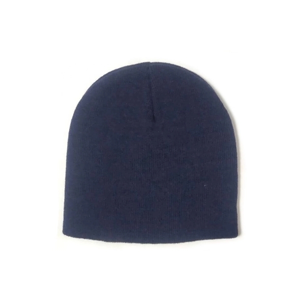 Non-Cuff Knitted Acrylic Beanie - Non-Cuff Knitted Acrylic Beanie - Image 0 of 4