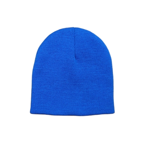 Non-Cuff Knitted Acrylic Beanie - Non-Cuff Knitted Acrylic Beanie - Image 2 of 4