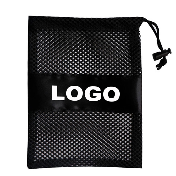 Mesh Drawstring Bags With Cord Lock - Mesh Drawstring Bags With Cord Lock - Image 0 of 4