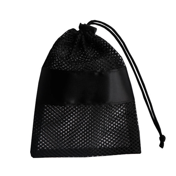 Mesh Drawstring Bags With Cord Lock - Mesh Drawstring Bags With Cord Lock - Image 2 of 4