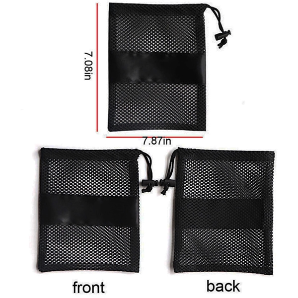 Mesh Drawstring Bags With Cord Lock - Mesh Drawstring Bags With Cord Lock - Image 4 of 4