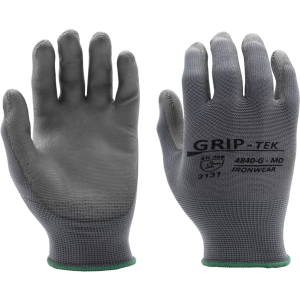 A1 Cut Resistant PU Dipped Palm Work Gloves - A1 Cut Resistant PU Dipped Palm Work Gloves - Image 1 of 2