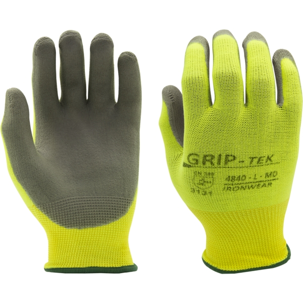 A1 Cut Resistant PU Dipped Palm Work Gloves - A1 Cut Resistant PU Dipped Palm Work Gloves - Image 2 of 2