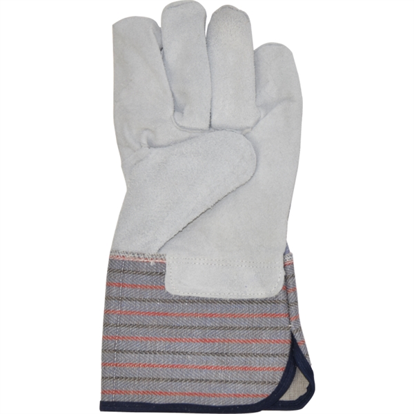 Split Leather Cowhide Gloves with Safety Cuff - Split Leather Cowhide Gloves with Safety Cuff - Image 4 of 5