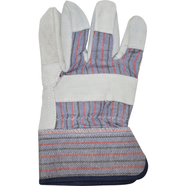 Split Leather Cowhide Gloves with Safety Cuff - Split Leather Cowhide Gloves with Safety Cuff - Image 2 of 5