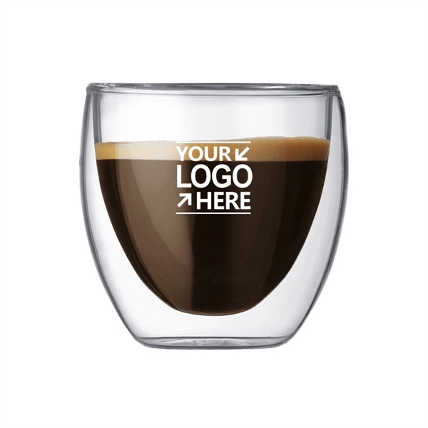 Double Wall Insulated  Glass Coffee Cup - Double Wall Insulated  Glass Coffee Cup - Image 0 of 1