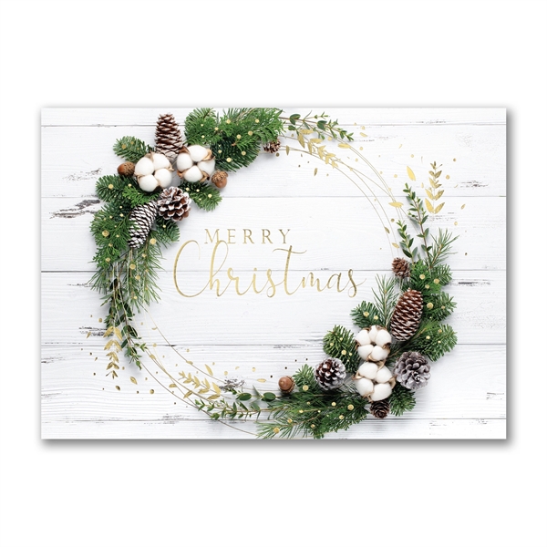 Rustic Style - Holiday Greeting Card - Rustic Style - Holiday Greeting Card - Image 0 of 1