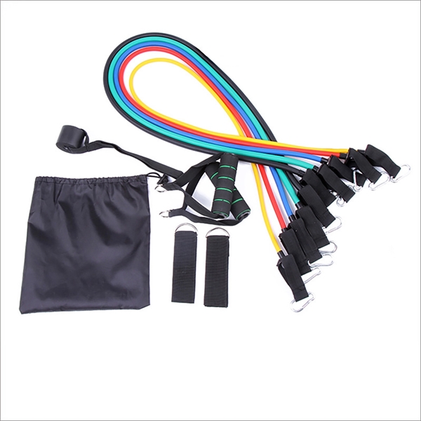 Resistance Bands Set (11pcs) Handles-Stackable Up to 150 lbs - Resistance Bands Set (11pcs) Handles-Stackable Up to 150 lbs - Image 1 of 4