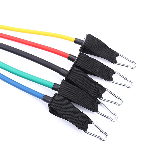 Resistance Bands Set (11pcs) Handles-Stackable Up to 150 lbs - Resistance Bands Set (11pcs) Handles-Stackable Up to 150 lbs - Image 3 of 4