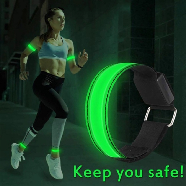 Rechargeable LED Armband Reflective - Rechargeable LED Armband Reflective - Image 0 of 15