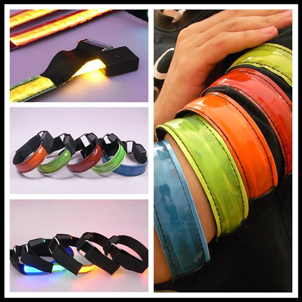 Rechargeable LED Armband Reflective - Rechargeable LED Armband Reflective - Image 1 of 15