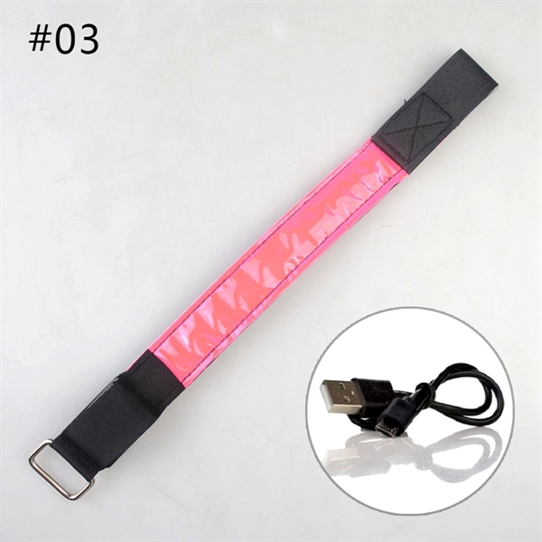 Rechargeable LED Armband Reflective - Rechargeable LED Armband Reflective - Image 10 of 15