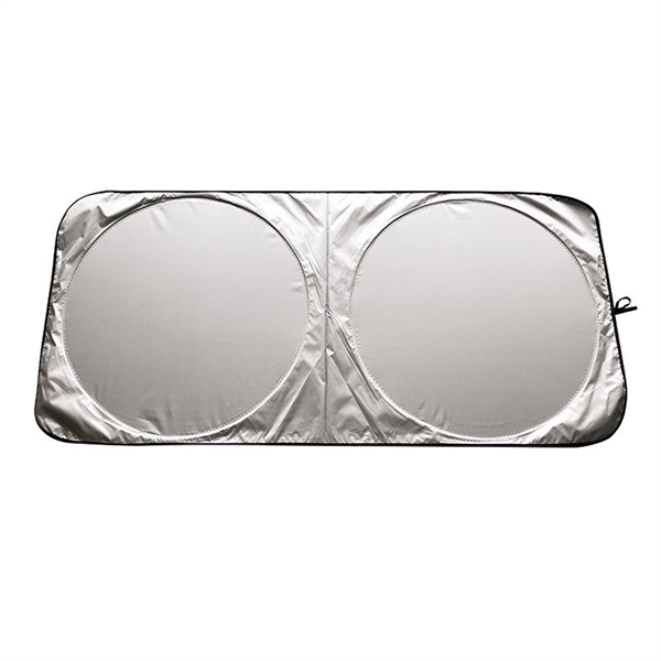 Car Windshield Sun Shade with Storage Pouch - Car Windshield Sun Shade with Storage Pouch - Image 3 of 3