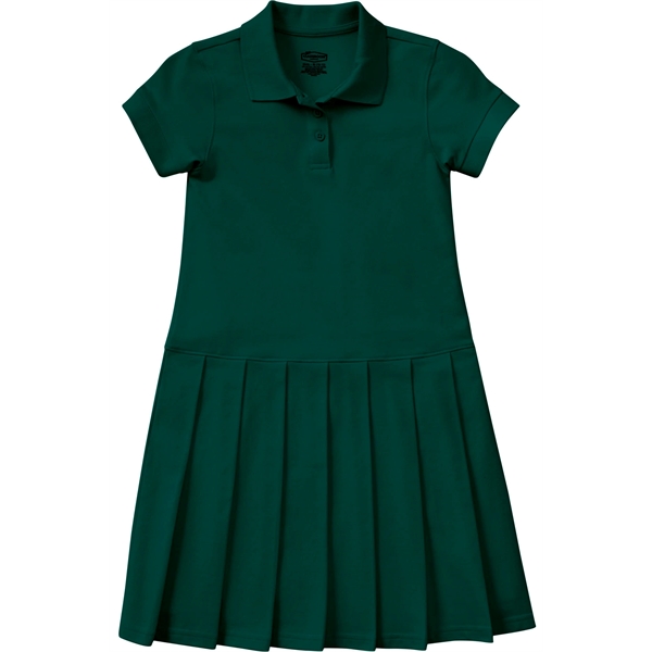 Classroom Uniforms Girls Pique Polo Dress - Classroom Uniforms Girls Pique Polo Dress - Image 4 of 5