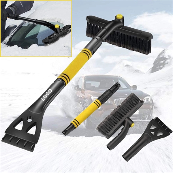 2 in 1 Extendable Ice Scraper - 2 in 1 Extendable Ice Scraper - Image 0 of 6