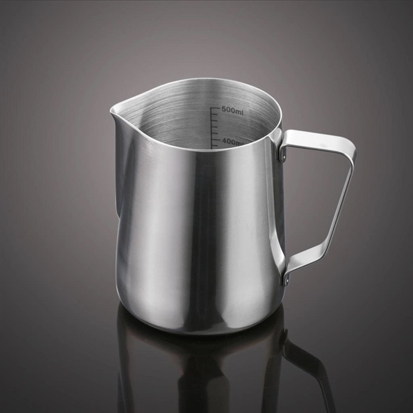Stainless Steel Coffee Latte Cup With Scale 20 OZ - Stainless Steel Coffee Latte Cup With Scale 20 OZ - Image 0 of 2