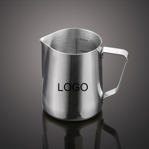 Stainless Steel Coffee Latte Cup With Scale 20 OZ - Stainless Steel Coffee Latte Cup With Scale 20 OZ - Image 2 of 2
