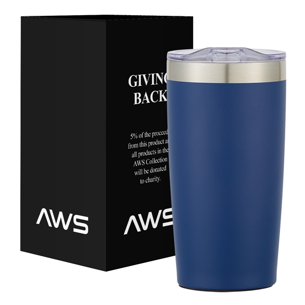 Aws 20 Oz. Two-Tone Himalayan Tumbler - Aws 20 Oz. Two-Tone Himalayan Tumbler - Image 4 of 9