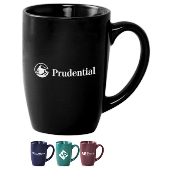 16 oz. Large Mocha Glossy Ceramic Coffee Mugs - 16 oz. Large Mocha Glossy Ceramic Coffee Mugs - Image 0 of 5